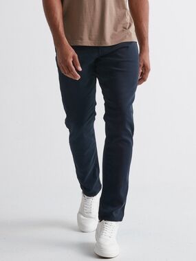 DU/ER No Sweat Pants Size 34 Navy Blue Chino